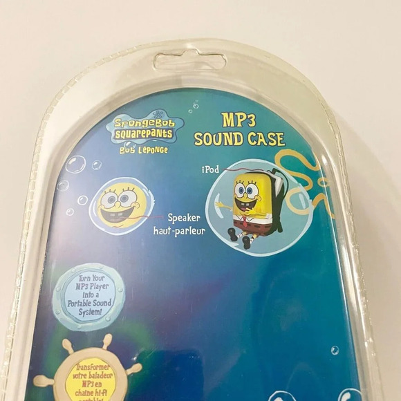 2005 Spongebob Squarepants MP3 Sound Case Built In Speakers - Picture 9 of 16
